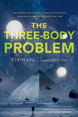 The book cover of "The Three-Body Problem" by Liu Cixin