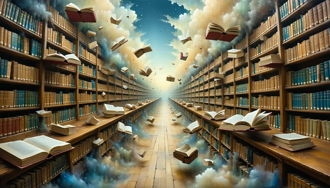 Eine Bibliothek der Verwirrung.